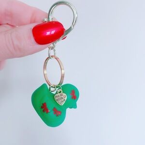 NWT Holiday Jeep Duck Keychain~Mini Rubber Duck Keychain~Jeep Christmas Gifts